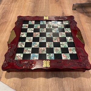 Antique Asian Chess Set